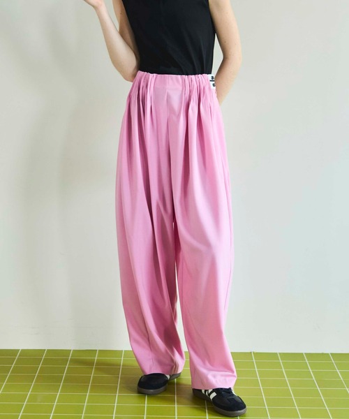 MAISON SPECIAL パンツ Pintuck Volume Pants/ピンタック