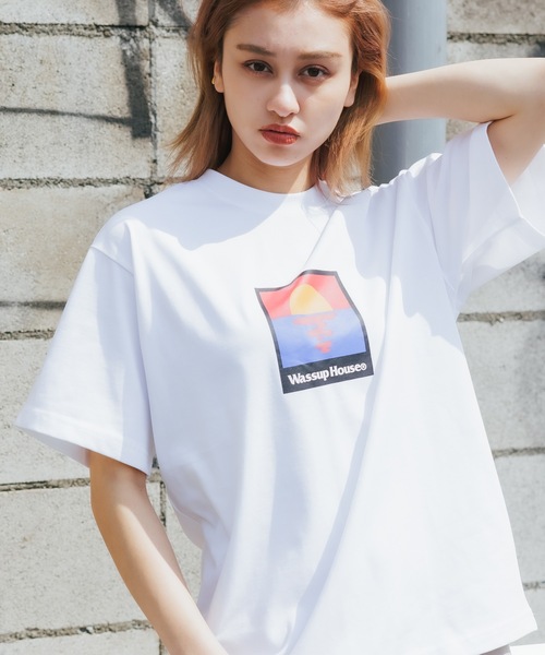 tシャツ Wassup House/ワサップハウス Sunset Tee サンセットTシャツ レディース