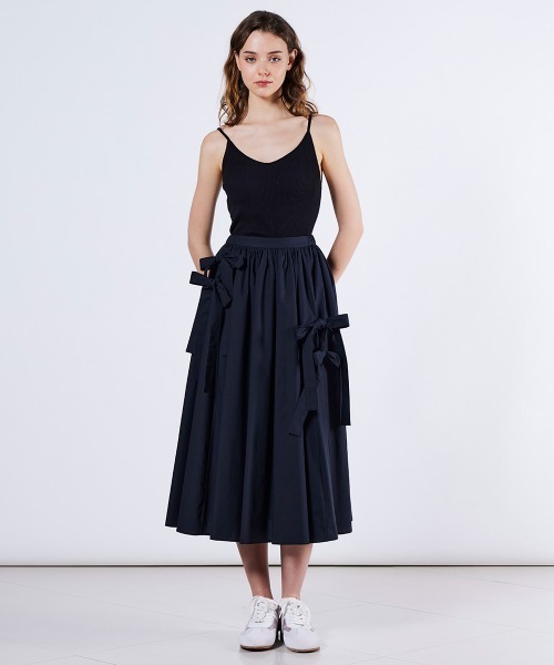 DOUBLE STANDARD CLOTHING リボンタイプライタスカート DOUBLE STANDARD CLOTHING スカート リボンタイプライタスカート
