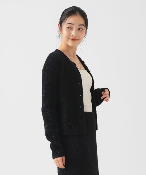 B：MING by BEAMS（ビーミング by ビームス） カーディガン ラメ