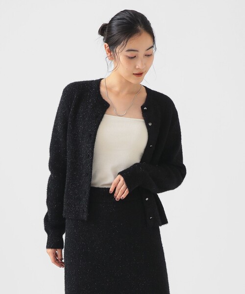 専用　B:MING by BEAMS / ラメ ニット カーディガン B:MING by BEAMS（ビーミングバイビームス）の「B:MING by BEAMS