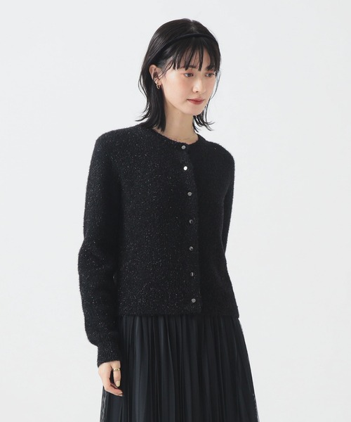 B:MING by BEAMS  ラメニットカーディガン B:MING by BEAMS（ビーミングバイビームス）の「B:MING by BEAMS