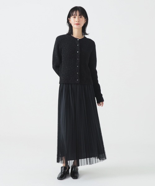 B：MING by BEAMS（ビーミング by ビームス） カーディガン ラメ