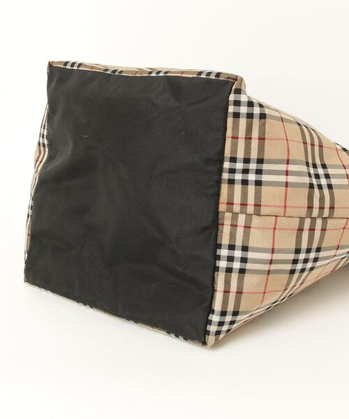 BURBERRY チェック柄 トートバッグ BURBERRY LONDON バーバリー チェック柄トートバッグ - メルカリ