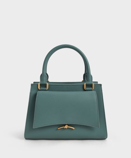 CHARLES & KEITH 2wayバッグ　グリーン CHARLES ＆ KEITH 「CHARLES & KEITH」 2WAYバッグ L グリーン