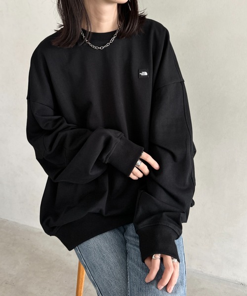 値下げ❗ ノースフェイス スウェット トレーナー レディース M K553A THE NORTH FACE トレーナー スウェット 国内未発売 FACE(ザ