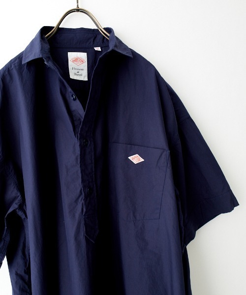 Danton 「DANTON」 シャツワンピース 36 ネイビー レディース