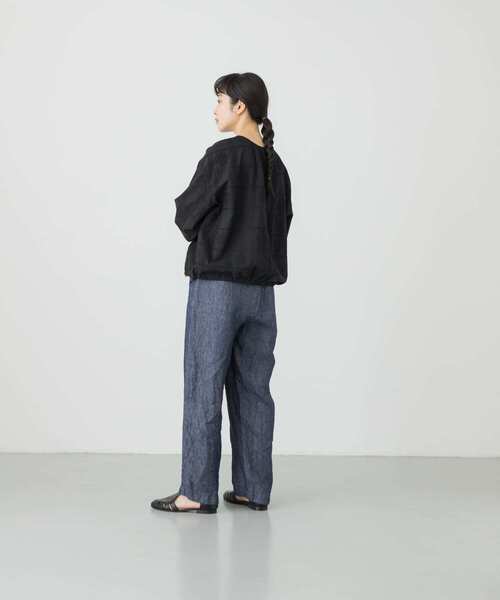 【本物保証，HOT】 「かぐれ」 デニムパンツ FREE ネイビー レディース