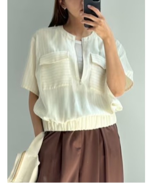 RIM.ARK tシャツ 入学式 入園式 卒業式 Zip up box tops ジップアップ