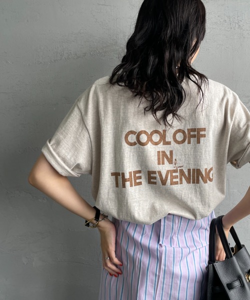 tシャツ 「Americana/アメリカーナ」 バックプリントロゴＴシャツ レディース