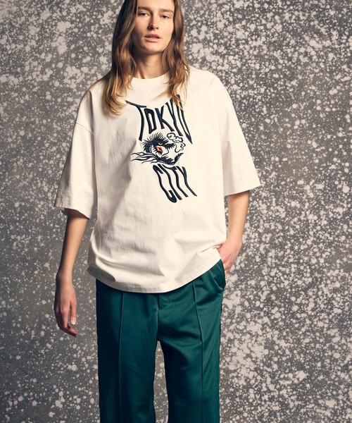「MAISON SPECIAL」 半袖Tシャツ 1 ブラック メンズ
