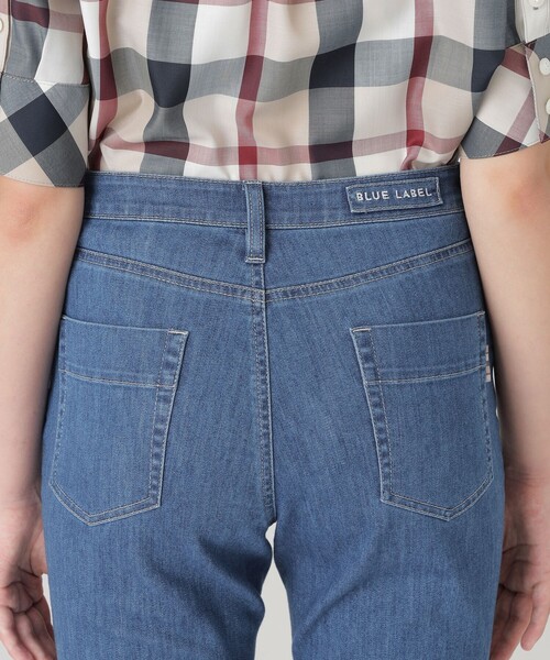 BLUE LABEL CRESTBRIDGE ハイライズストレートパンツ34 BLUE LABEL CRESTBRIDGE（ブルーレーベルクレストブリッジ） ジーンズ
