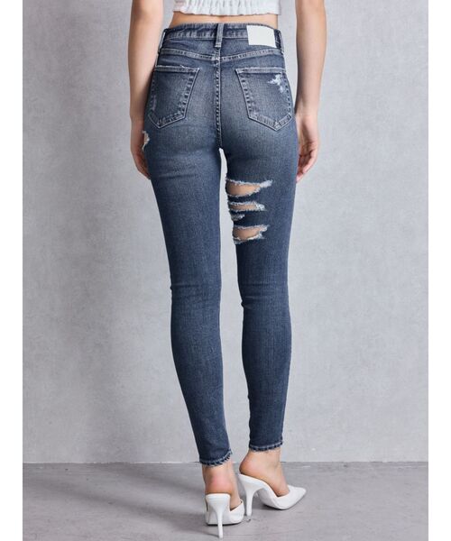 GYDA（ジェイダ） ジーンズ デニム デニムパンツ ミドルウエストSIDE