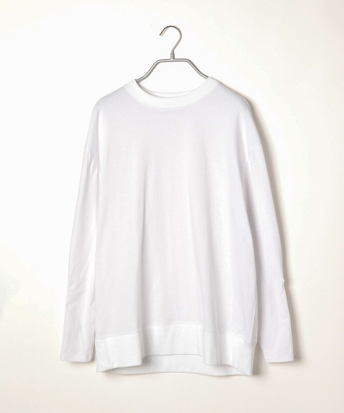 「niko and...」 長袖カットソー MEDIUM ネイビー レディース
