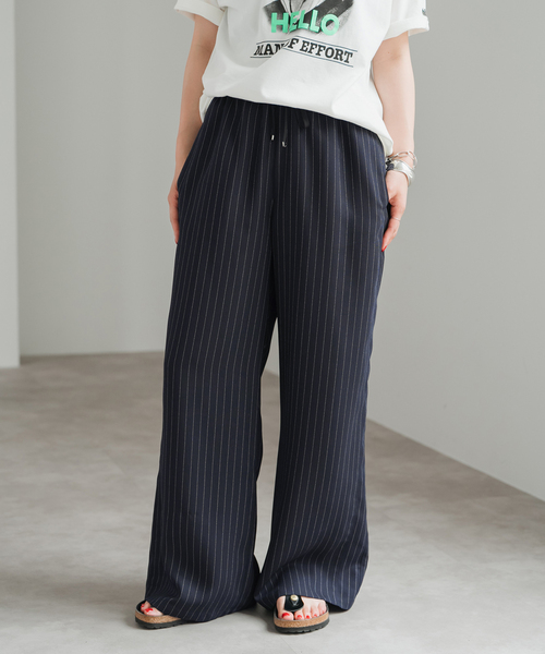 Spick＆Span スラックス パンツ 「WEB限定追加」ジョーゼット