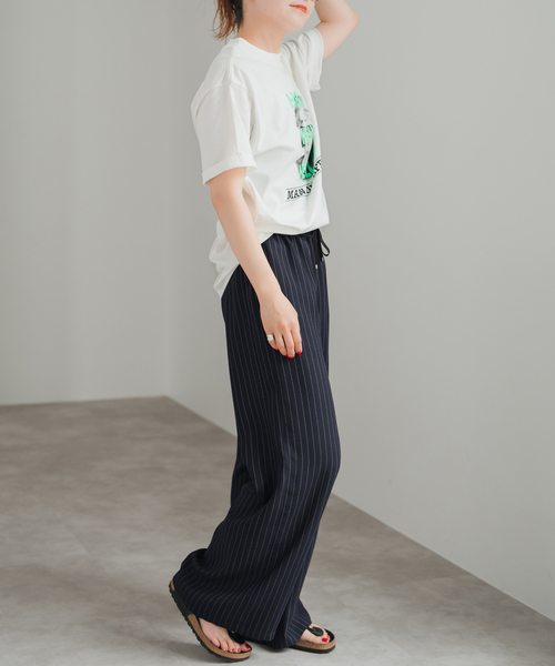 Spick＆Span スラックス パンツ 「WEB限定追加」ジョーゼット