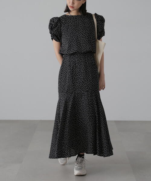 「FREE'S MART」 半袖ワンピース MEDIUM パープル系その他 レディース_画像3