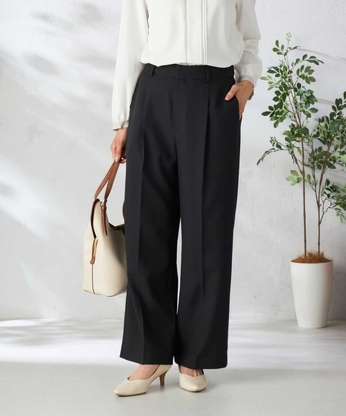 a.v.v（アー・ヴェ・ヴェ） パンツ 「洗える/イージーケア/吸水速乾