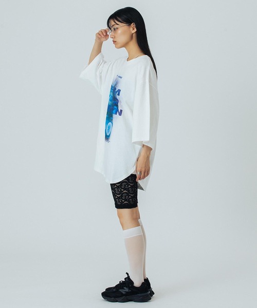 きろくん❁︎大きいサイズ‼️ OKIRAKU（オキラク） tシャツ (OKIRAKU×ROSEBUD)GRAPHIC BIG TEE