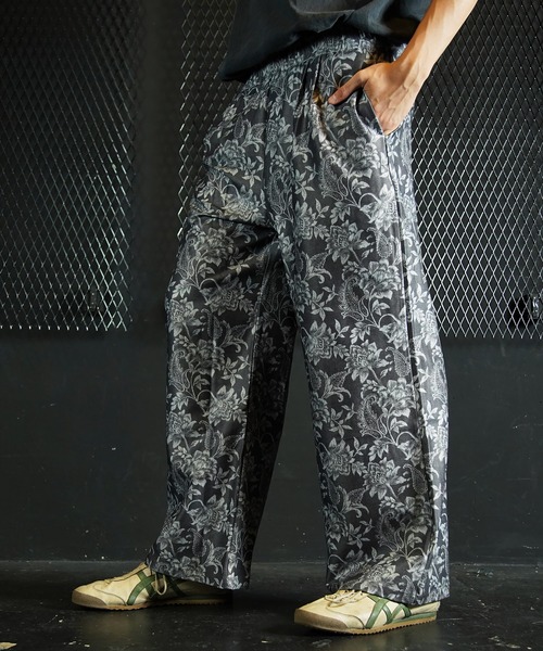 Beno（ビーノ） パンツ ゴブラン柄イージーパンツ メンズ レディース