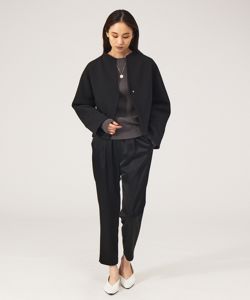 「qualite」 長袖ニット フリー オレンジ レディース_画像7