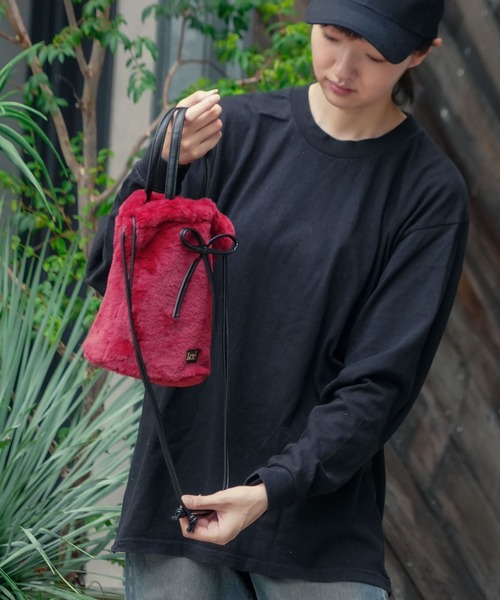 Lee（リー） ショルダーバッグ バッグ 「Lee/リー」フェイクファー巾着