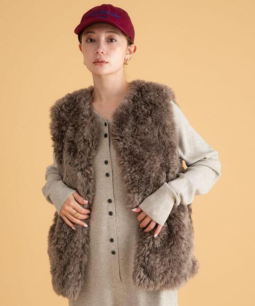 URBAN RESEARCH Sonny Label コート アウター カーリーフェイク