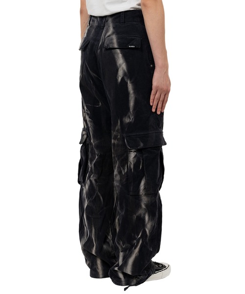 KAMIYA カーゴパンツ Sun Faded Like Corduroy Fatigue Pants メンズ