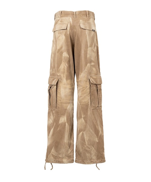 KAMIYA カーゴパンツ Sun Faded Like Corduroy Fatigue Pants メンズ