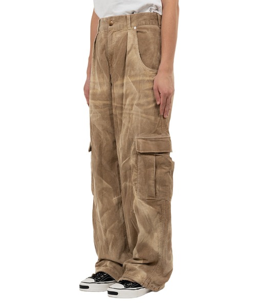 カミヤSun Faded Like Corduroy Fatigue Pants KAMIYA カーゴパンツ Sun Faded Like Corduroy Fatigue Pants メンズ