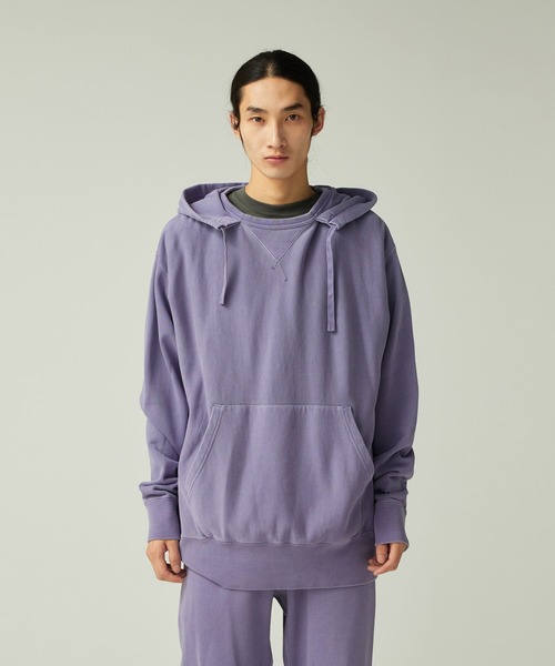 STONE  ガーメントダイ プルオーバー スウェットパーカー L Stone Island ストーンアイランド ガーメントダイ プルオーバー