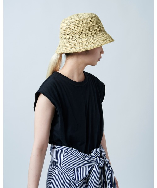 「La Maison de Lyllis」 ハット 57cm ナチュラル レディース_画像4