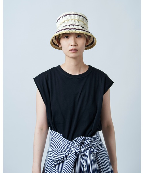 「La Maison de Lyllis」 ハット 57cm ナチュラル レディース_画像5