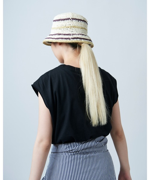 「La Maison de Lyllis」 ハット 57cm ナチュラル レディース_画像7