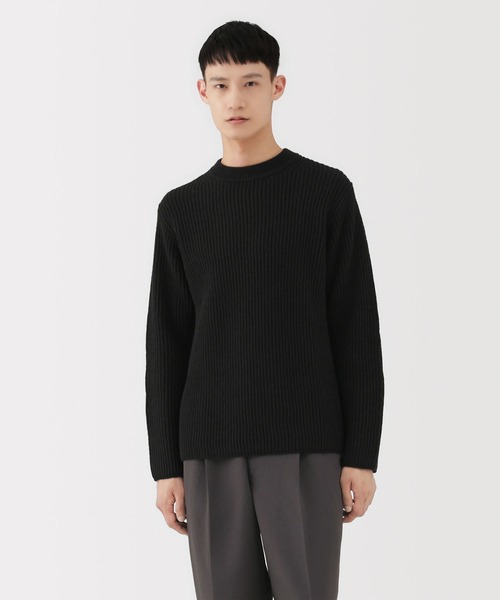 MUJI Labo セーター ニット 「MUJI Labo」紳士 メリノウール畦編み