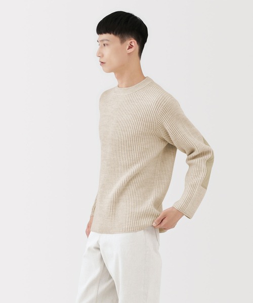 MUJI Labo セーター ニット 「MUJI Labo」紳士 メリノウール畦編み