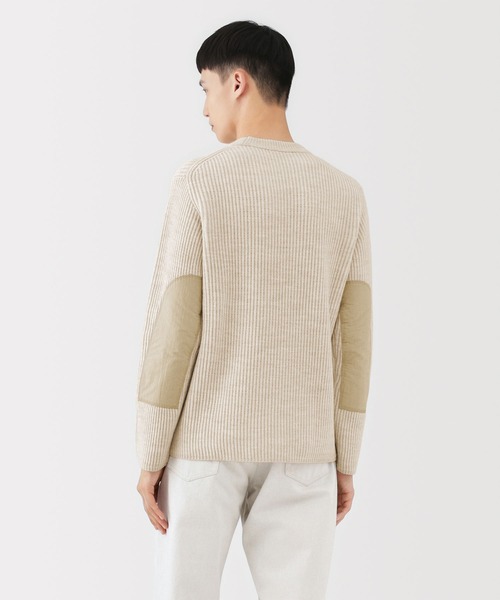 MUJI Labo セーター ニット 「MUJI Labo」紳士 メリノウール畦編み