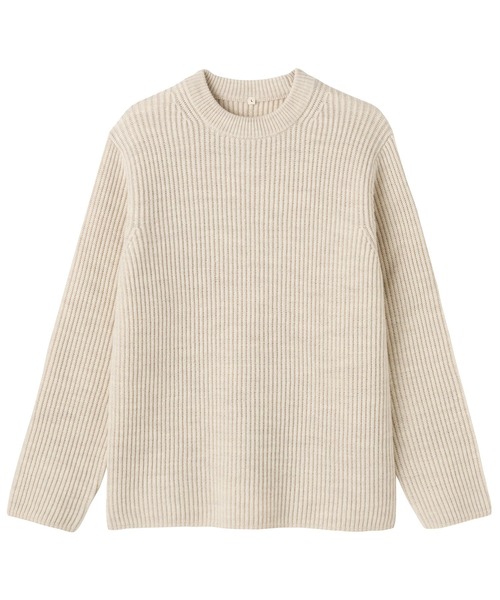 MUJI Labo セーター ニット 「MUJI Labo」紳士 メリノウール畦編み