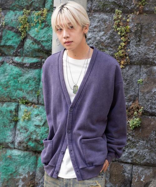 WEGO（ウィゴー） カーディガン WEGO/ケミカルスウェットカーディガン