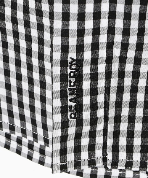 ブラウス シャツ 100/2 ギンガムチェック ボタンダウン シャツ レディースの画像