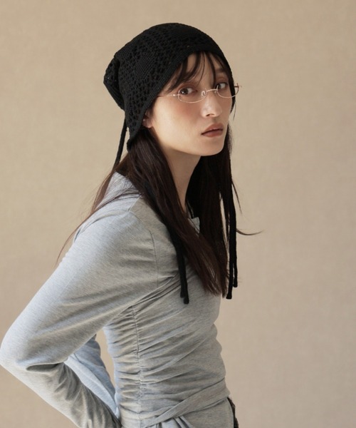 【よし】CASEY CASEY ニット帽 CASEY CASEYUNISEX モスステッチニットキャップ / GREEN