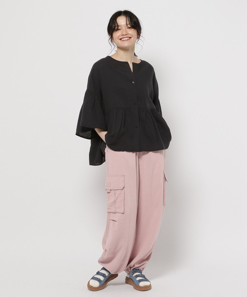 「niko and...」 カーゴパンツ LARGE ブラック レディース_画像7