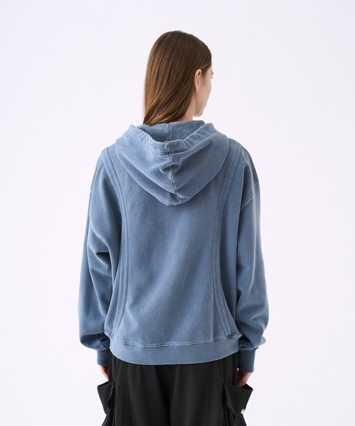KUUUPY（クーピー） パーカー Pigment-Dyed Double-Zip Hoodie