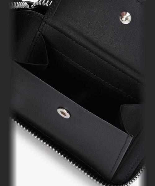 agnes b.（アニエスベー） 財布 フォトプリント レザー ラウンドジップ