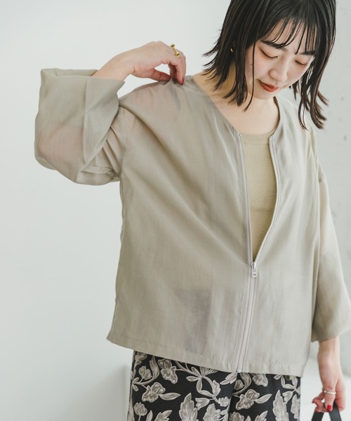 「ITEMS URBANRESEARCH」 ブルゾン FREE ブラウン レディース_画像2