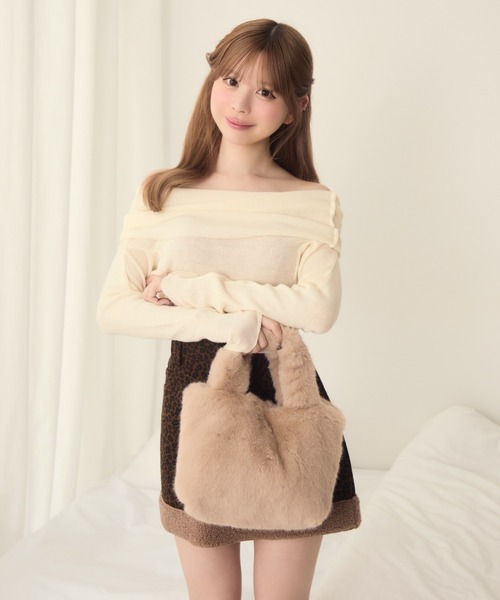 新品 ティティアンドコー白ニット 白ニット ニット レディース トップス 袖ボリ TITTY＆CO.（ティティーアンドコー） ニット セーター ハイネックラメ