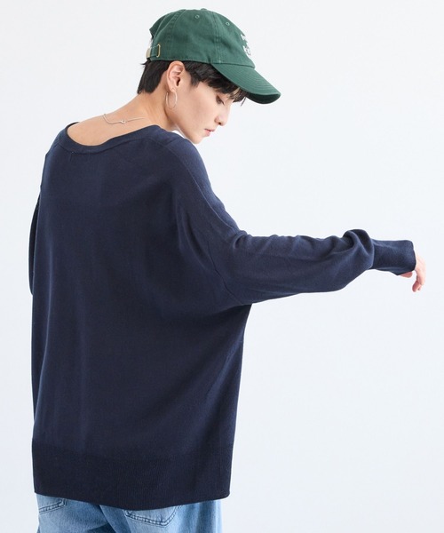 qffms【バンヤードストーム】 楽天市場】【SALE／20%OFF】ボートネックリブニット BARNYARDSTORM