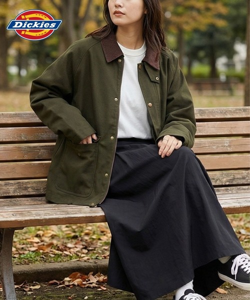 Dickies（ディッキーズ） ブルゾン アウター 襟コーデュロイ ダック