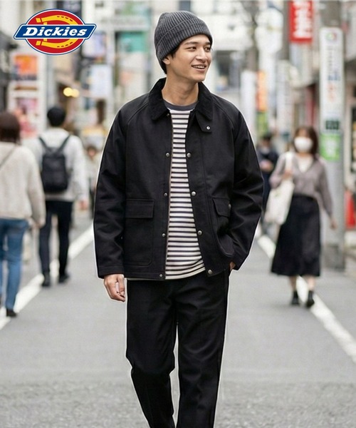 Dickies（ディッキーズ） ブルゾン アウター 襟コーデュロイ ダック