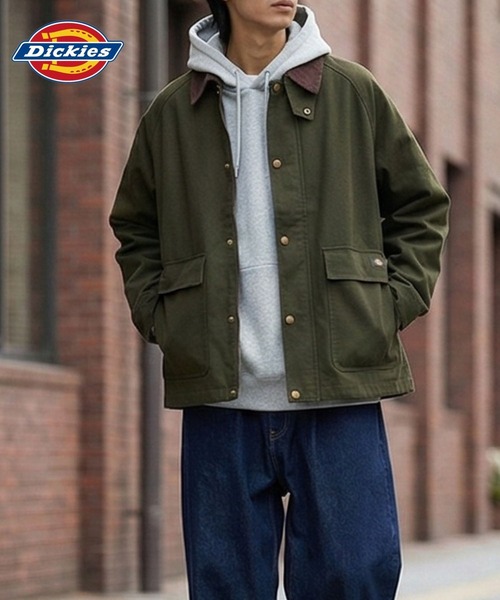Dickies（ディッキーズ） ブルゾン アウター 襟コーデュロイ ダック